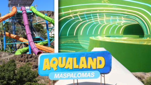Gran Canaria program Aqualand Maspalomas csúszdapark